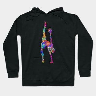 Rhythmic gymnastics ball watercolor Hoodie